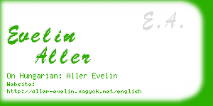 evelin aller business card